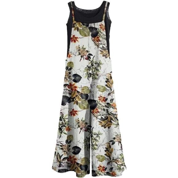 Women's Casual Loose Long Jumpsuits Jumpsuits-038 - Picture 1 of 4